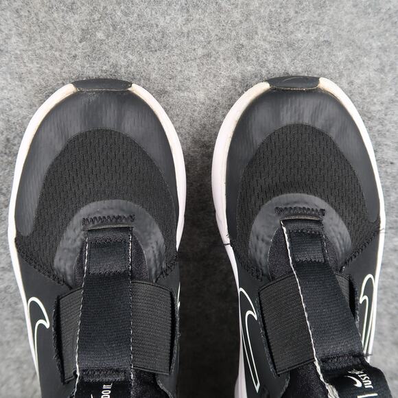 Nike Shoes Kids Toddler 12C Flex Sneaker Slip On Running Play Active Black White - Picture 7 of 11